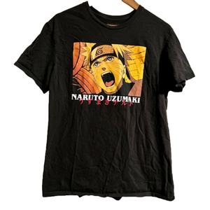 Men’s Black Large Naruto T-shirt